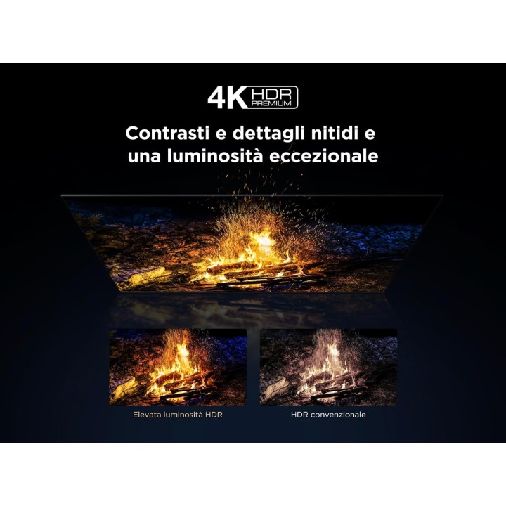 TV QD-Mini LED 65 pouces TCL - 4K HDR, 144 Hz, Dolby Vision IQ, Google TV