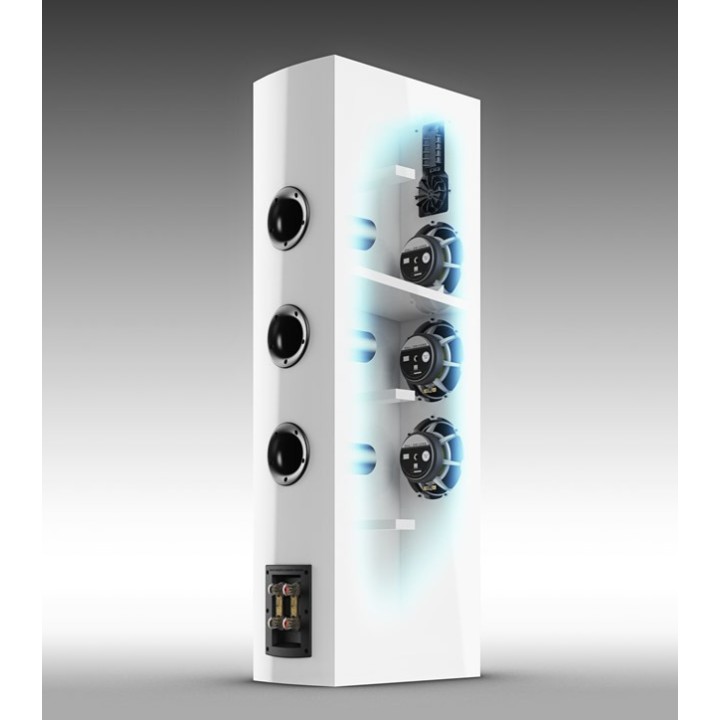 Enceintes colonne DALI Rubicon 6 – Paire finition noyer