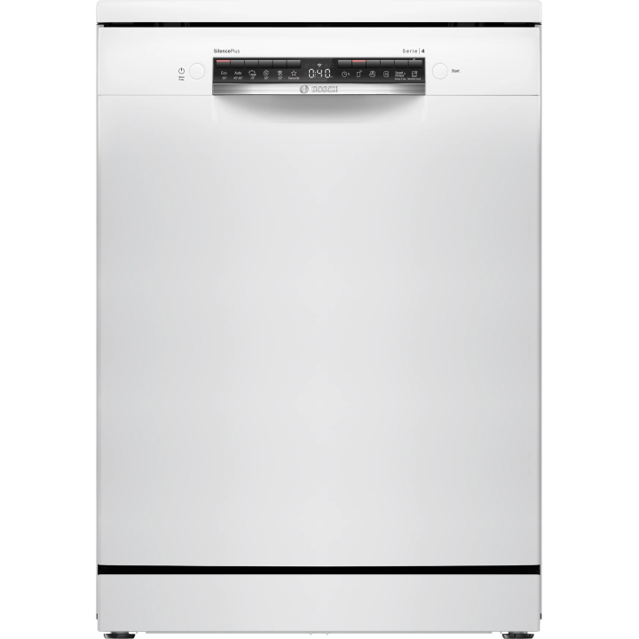 Lave-vaisselle Bosch Série 4 pose-libre 60 cm blanc - Silence, Home Connect, EfficientDry