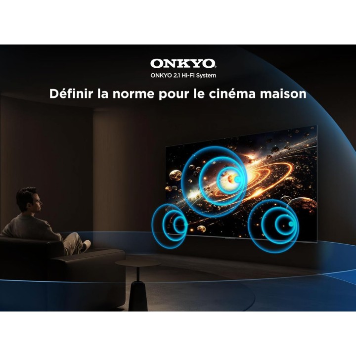 TV QD-Mini LED 65 pouces TCL - 4K HDR, 144 Hz, Dolby Vision IQ, Google TV