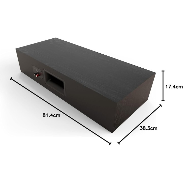 Enceinte centrale home cinéma Klipsch RP-504C II - Tractrix-Horn noir