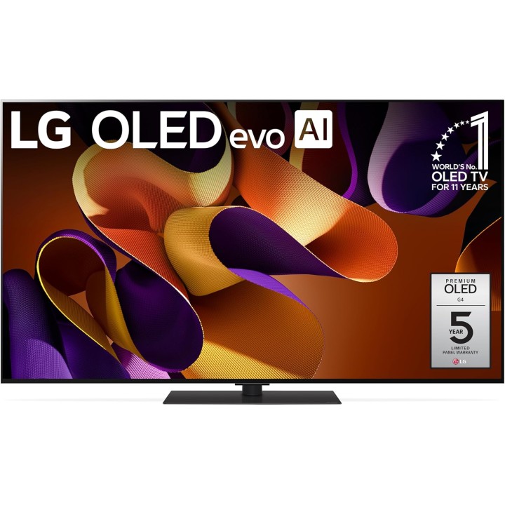 TV OLED 55 pouces LG G4 - 4K AI, Dolby Vision, Dolby Atmos, design mural plat