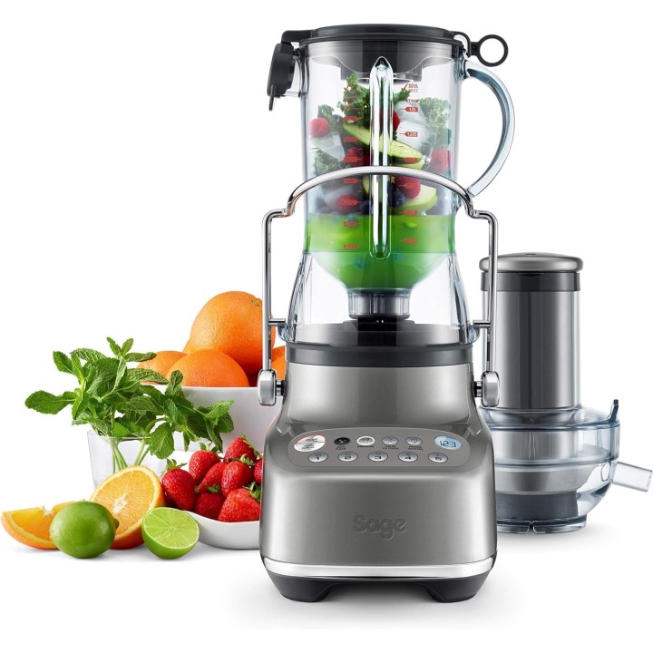 Blender extracteur de jus 2-en-1 Sage - Acier inoxydable - 5 programmes automatiques