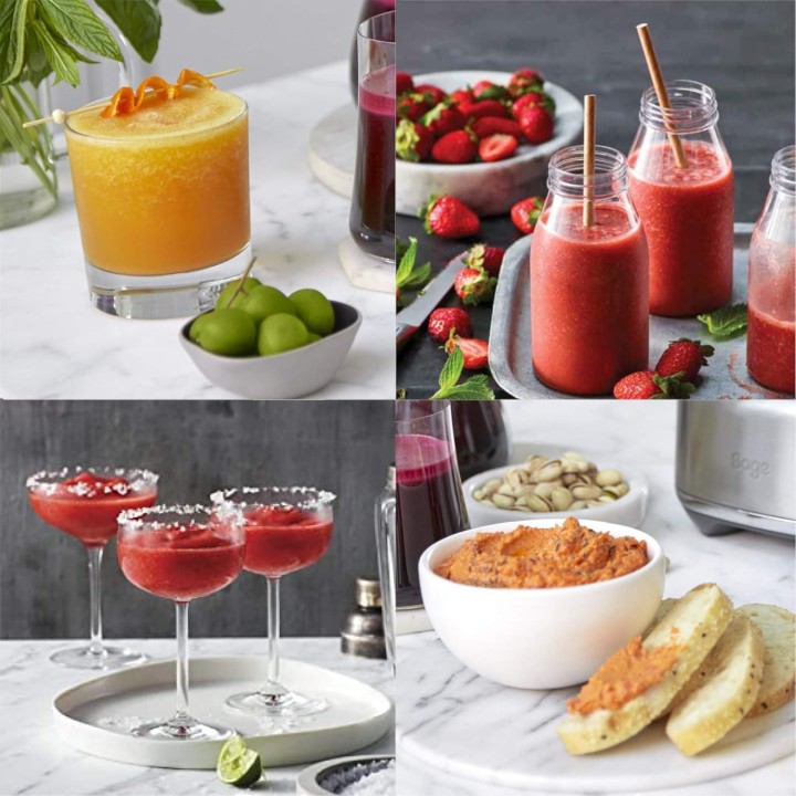 Blender extracteur de jus 2-en-1 Sage - Acier inoxydable - 5 programmes automatiques