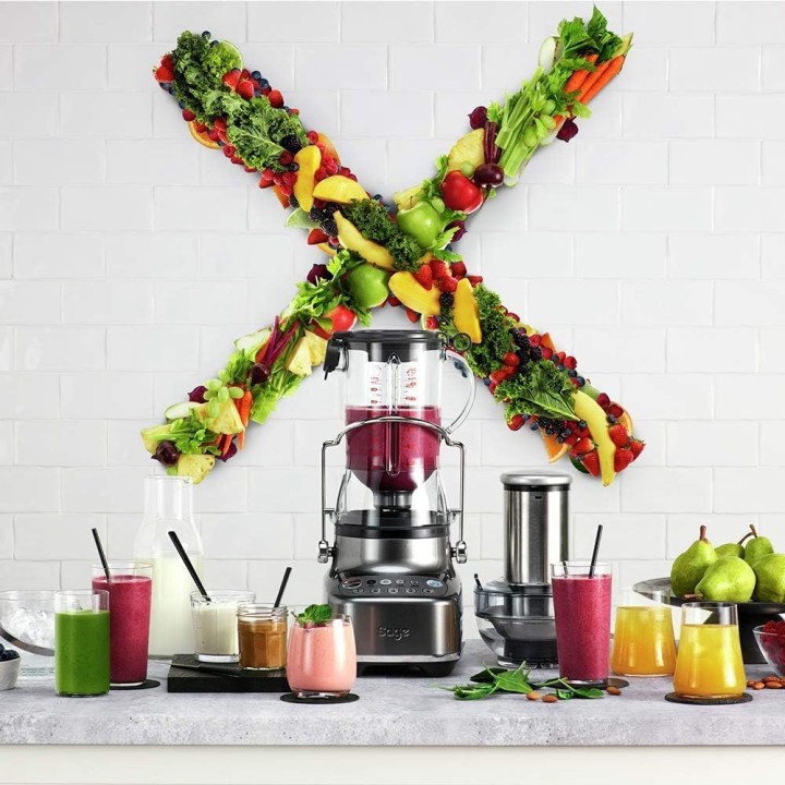 Blender extracteur de jus 2-en-1 Sage - Acier inoxydable - 5 programmes automatiques