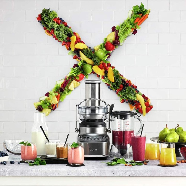 Blender extracteur de jus 2-en-1 Sage - Acier inoxydable - 5 programmes automatiques