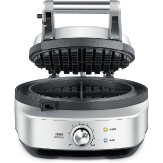 Gaufrier Sage anti-débordement - Inox brossé, 7 réglages, revêtement antiadhésif