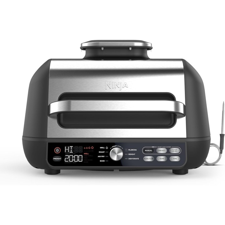 Grill plancha friteuse à air 7-en-1 Ninja Foodi MAX PRO – Sonde numérique – 3,8L