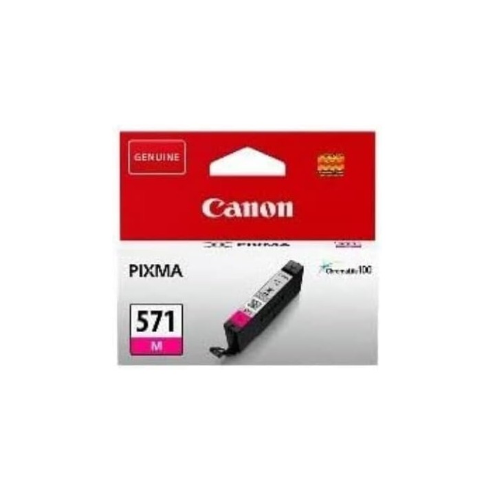 Cartouche d'encre magenta Canon CLI-571M – Compatible imprimantes PIXMA