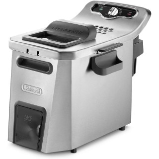 Friteuse inox De'Longhi PremiumFry 1,5 kg - Zone froide Easy Clean 3200W