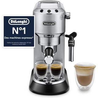 Machine à expresso compacte De'Longhi Dedica Style EC685.M - buse à mousse de lait métal