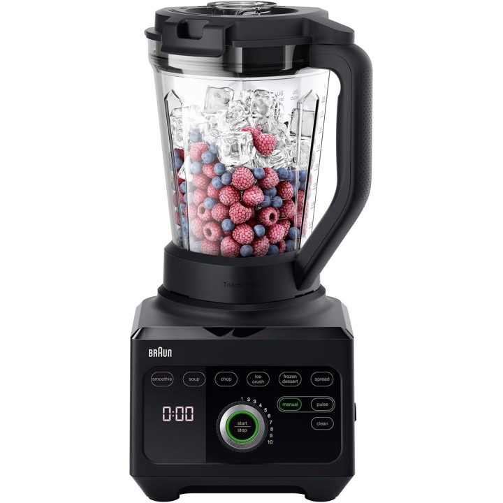 Blender Braun PowerBlend 9 JB9040BK - 1600W, bol Tritan 2L, 10 vitesses, Pulse, Tri-Action