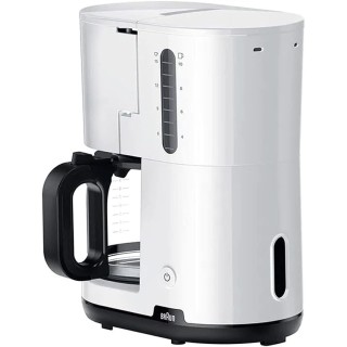 Cafetière filtre 10 tasses Braun OptiBrew - Arrêt automatique - Blanc