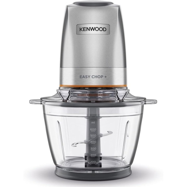 Mini hachoir Kenwood 500W - Bol en verre 600 ml - Broyeur à glace argenté