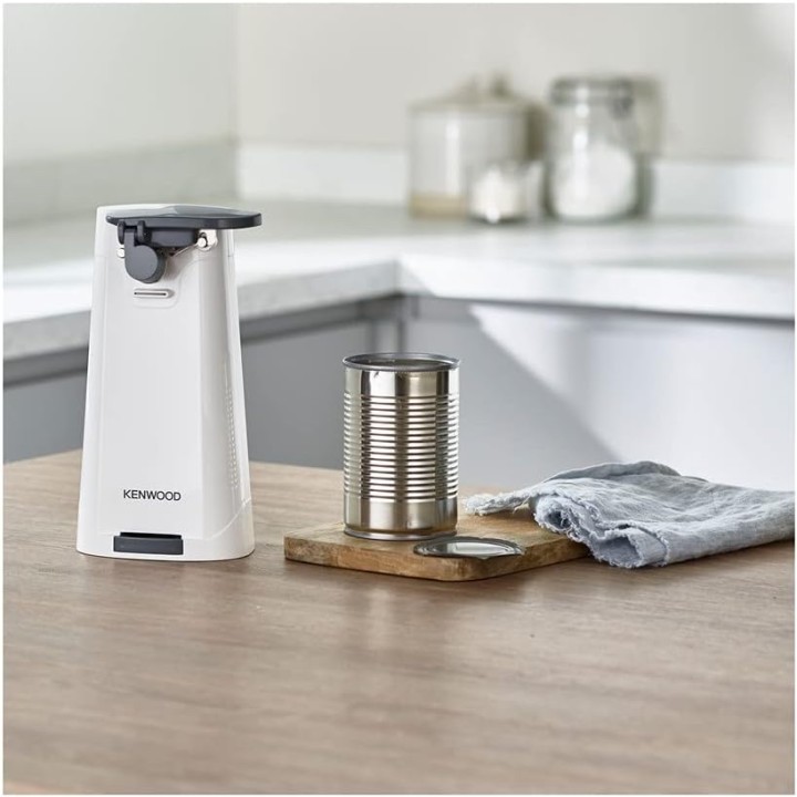 Ouvre-boîtes électrique 3-en-1 avec décapsuleur et affûteur - Kenwood - Plastique