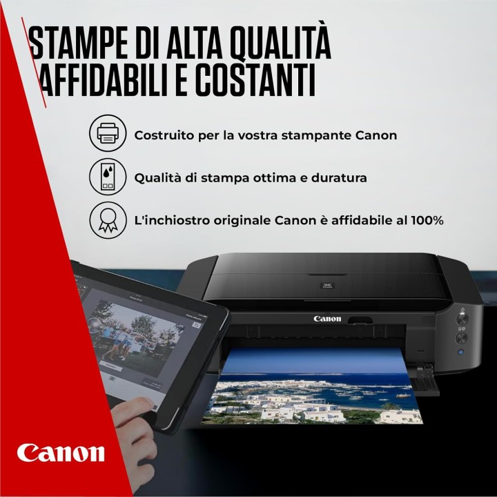 Pack de cartouches d'encre Canon CLI-571 - 4 couleurs - Compatibilité PIXMA MG TS
