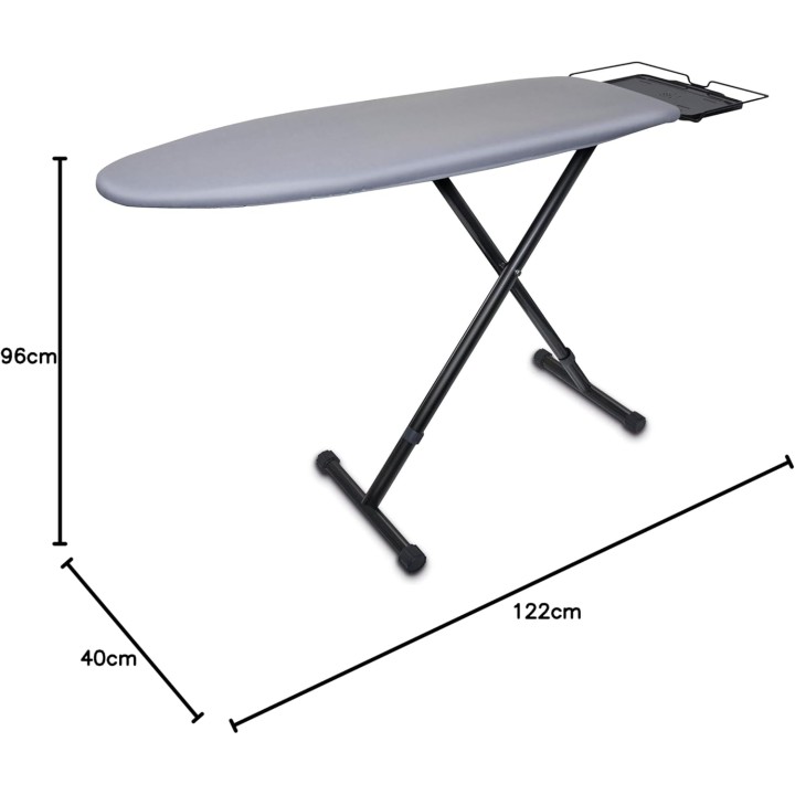 Table à repasser 3 en 1 Braun IB3001BK – Stable, réglable, housse antidérapante, noire