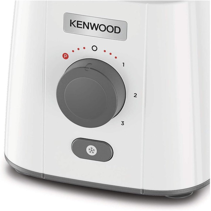 Blender Kenwood BLP41.C0WH - 2L, 3 vitesses, lames inox, fonction glace pilée, blanc