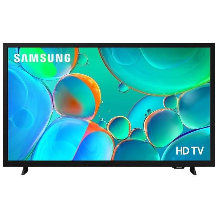 Téléviseur LED 32 pouces Samsung Smart TV HD HDR - Design fin, Tizen OS, Audio immersif