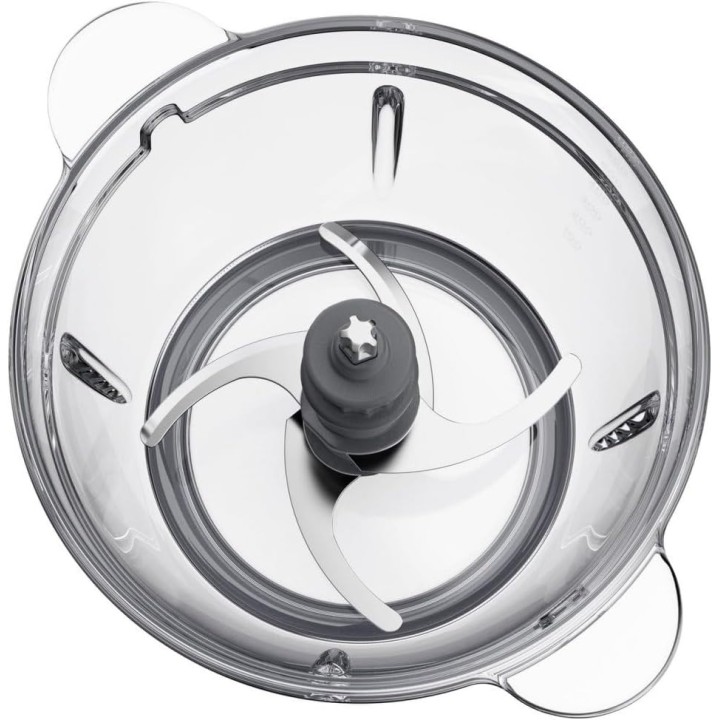 Mini hachoir Kenwood 500W - Bol en verre 600 ml - Broyeur à glace argenté