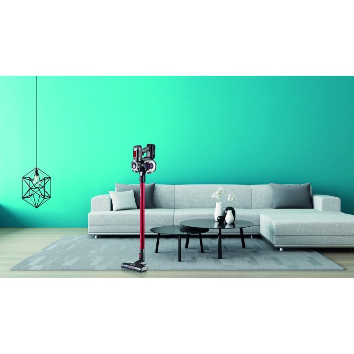 Aspirateur balai sans fil Ariete 2757 - 2-en-1, brosse LED, autonomie 45 min, 1L