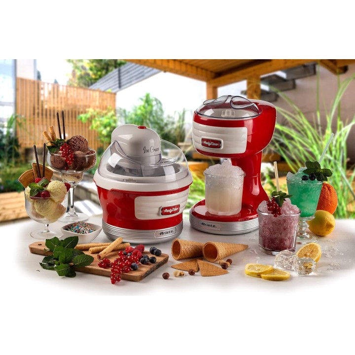 Broyeur de glace compact Ariete 30W - Lames inox pour cocktails et granités