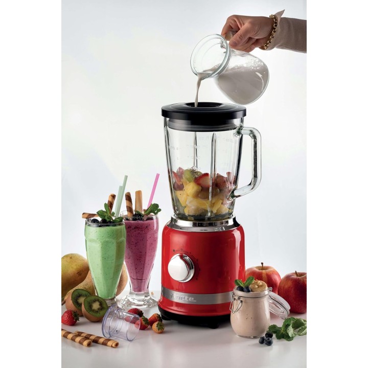 Blender Ariete Moderna 1000 W - Bol verre gradué 1,5 L - 4 vitesses pulse