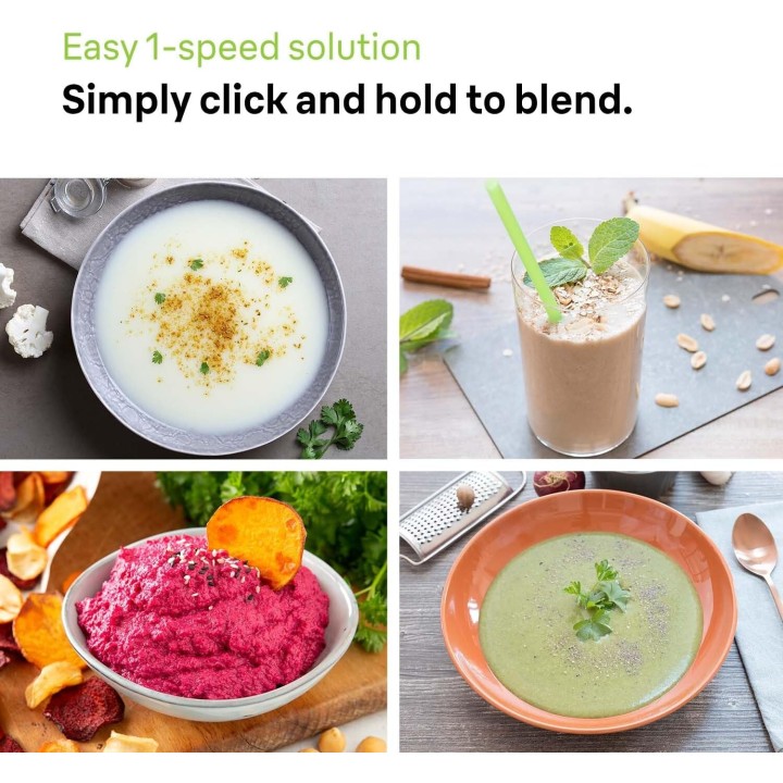 Mixeur plongeant Braun extra léger - Acier inoxydable 450W EasyTwist