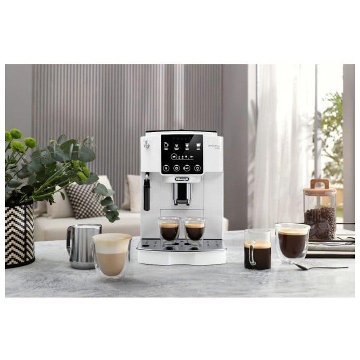 Machine à espresso automatique De'Longhi ECAM220.20.W - broyeur intégré, 1,8L, noir