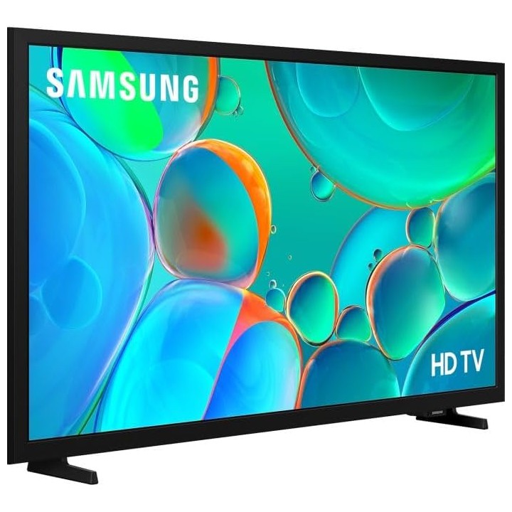 Téléviseur LED 32 pouces Samsung Smart TV HD HDR - Design fin, Tizen OS, Audio immersif