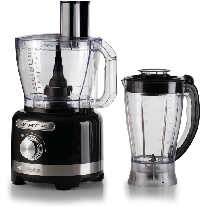 Robot de cuisine multifonction Ariete 1782 - 3L + blender 2L - Noir programmable