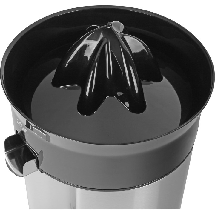 Presse-agrumes électrique Braun 60 W - Bec XL, moteur silencieux, acier inoxydable