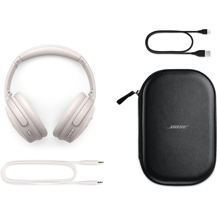 Casque sans fil Bose QuietComfort - Réduction de bruit - Confort - Blanc Nuage - 24h
