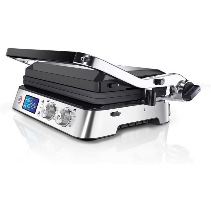 Gril de table Braun CG9040 - Acier inoxydable 2000W - Revêtement antiadhésif