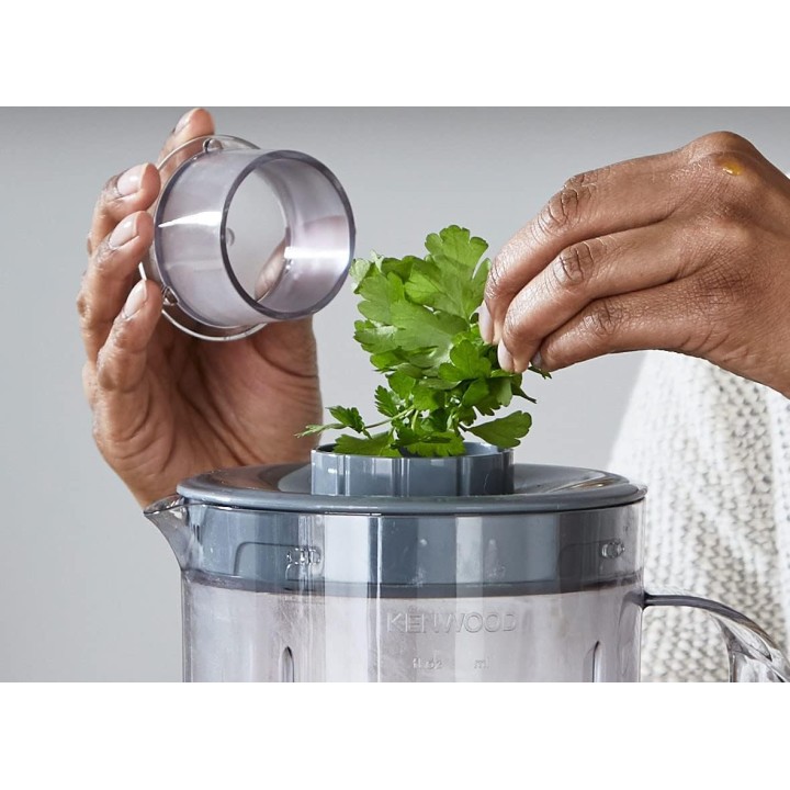 Blender Kenwood BLP41.C0WH - 2L, 3 vitesses, lames inox, fonction glace pilée, blanc