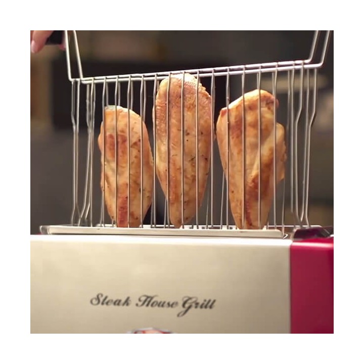 Grill électrique vertical Ariete 730 – 1300 W – Cuisson saine – Plateau récupérateur