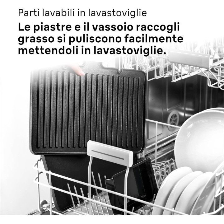 Gril électrique Braun MultiGrill 9 Pro - 2 thermostats, 3 positions, thermosonde, 2200W