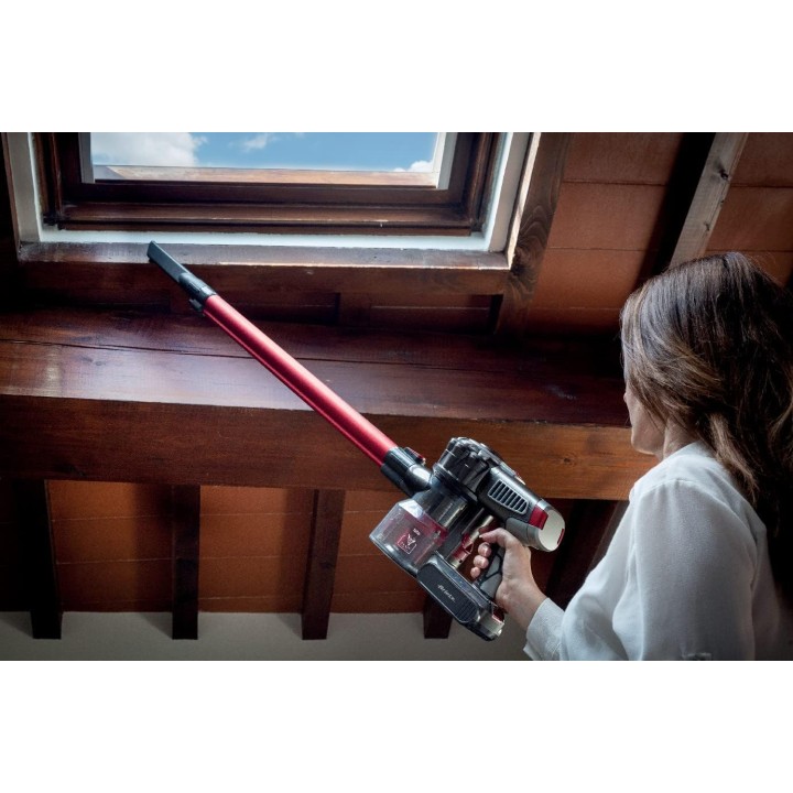 Aspirateur balai sans fil Ariete 2757 - 2-en-1, brosse LED, autonomie 45 min, 1L