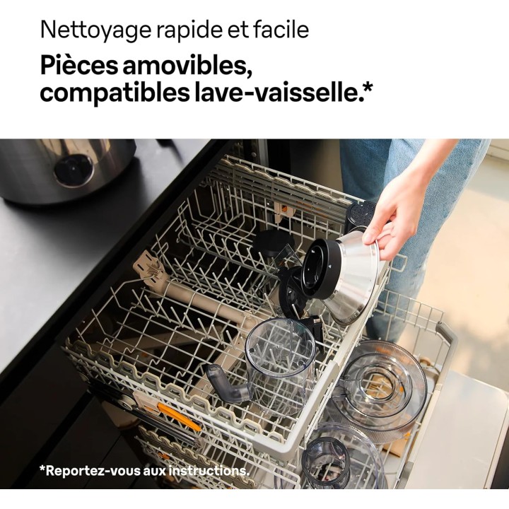 Centrifugeuse Braun MultiJuice 7 SJ7000 - Extraction à froid ColdXtract 1000W 2L sécurité