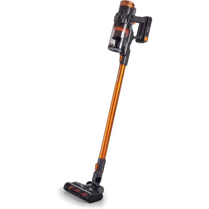Balai électrique sans fil Ariete 2704 - Aspirateur à main HEPA, brosse motorisée, orange