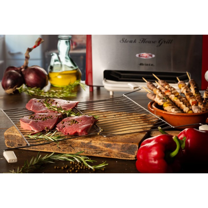 Grill électrique vertical Ariete 730 – 1300 W – Cuisson saine – Plateau récupérateur