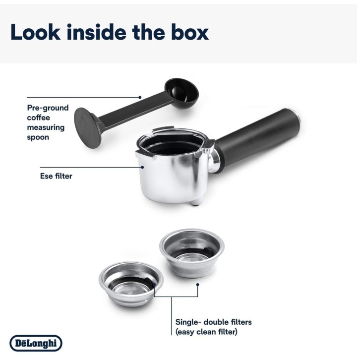 Machine à expresso automatique DeLonghi Dedica Deluxe EC685M - Acier inoxydable 15 bars