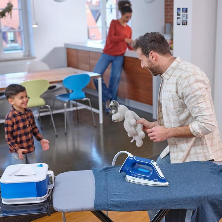 Centrale vapeur Braun CareStyle Compact Pro FreeGlide 3D - 2400W 1,5L Bleu