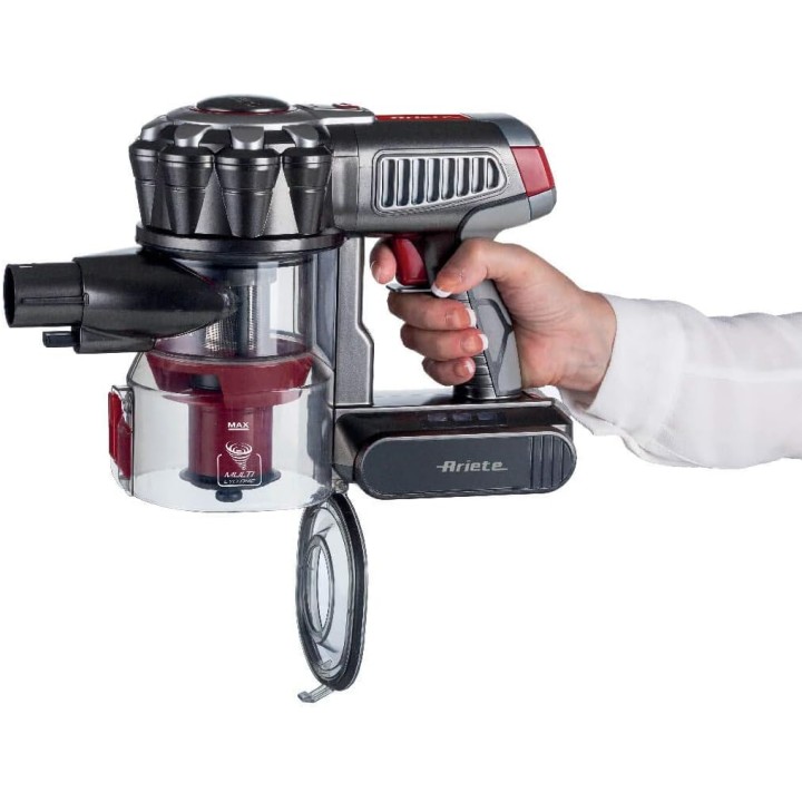 Aspirateur balai sans fil Ariete 2757 - 2-en-1, brosse LED, autonomie 45 min, 1L