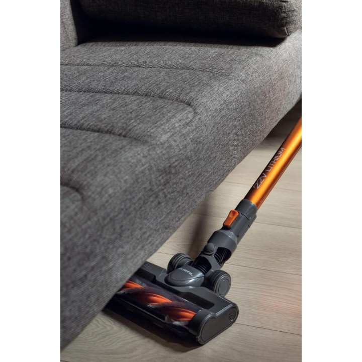 Balai électrique sans fil Ariete 2704 - Aspirateur à main HEPA, brosse motorisée, orange