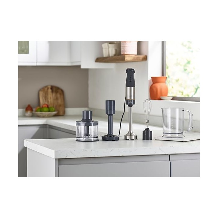 Mixeur plongeant Kenwood Triblade XL - 500 ml - Arrêt automatique - Gris