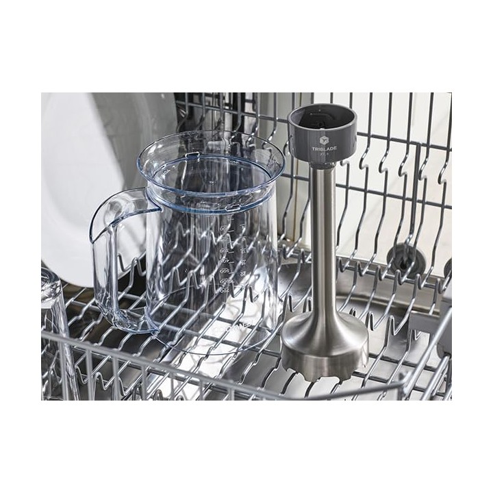 Mixeur plongeant Kenwood Triblade XL - 500 ml - Arrêt automatique - Gris