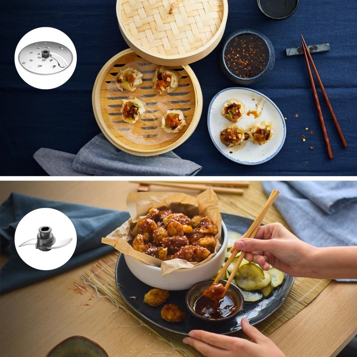 Robot multifonction compact Kenwood MultiPro Go - 1,3 L, 650 W, Express Serve, Gris