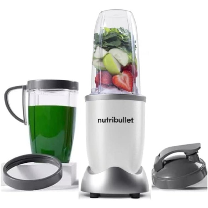 Blender NutriBullet Pro 900 W blanc – Extraction des nutriments et nettoyage facile