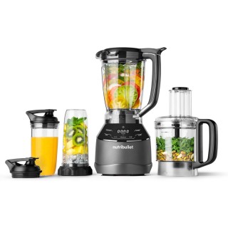 Blender multifonction 3 en 1 NutriBullet 1500W - Programmes intelligents - Noir